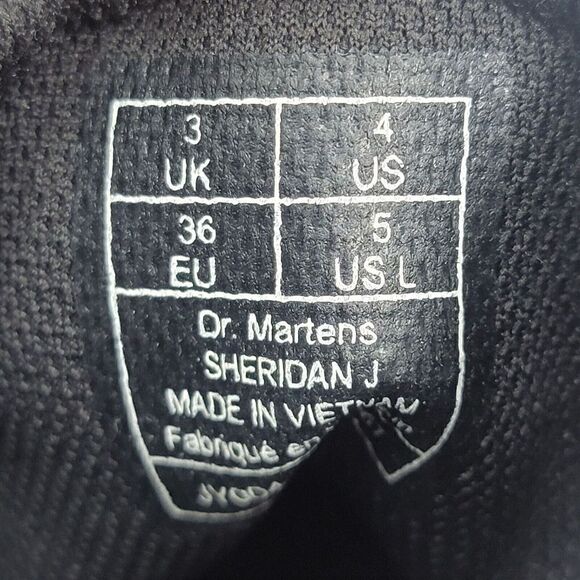 Dr Martens Womens Sheridan J Lace Up Ankle Boots Black Size 5 US - Picture 8 of 8